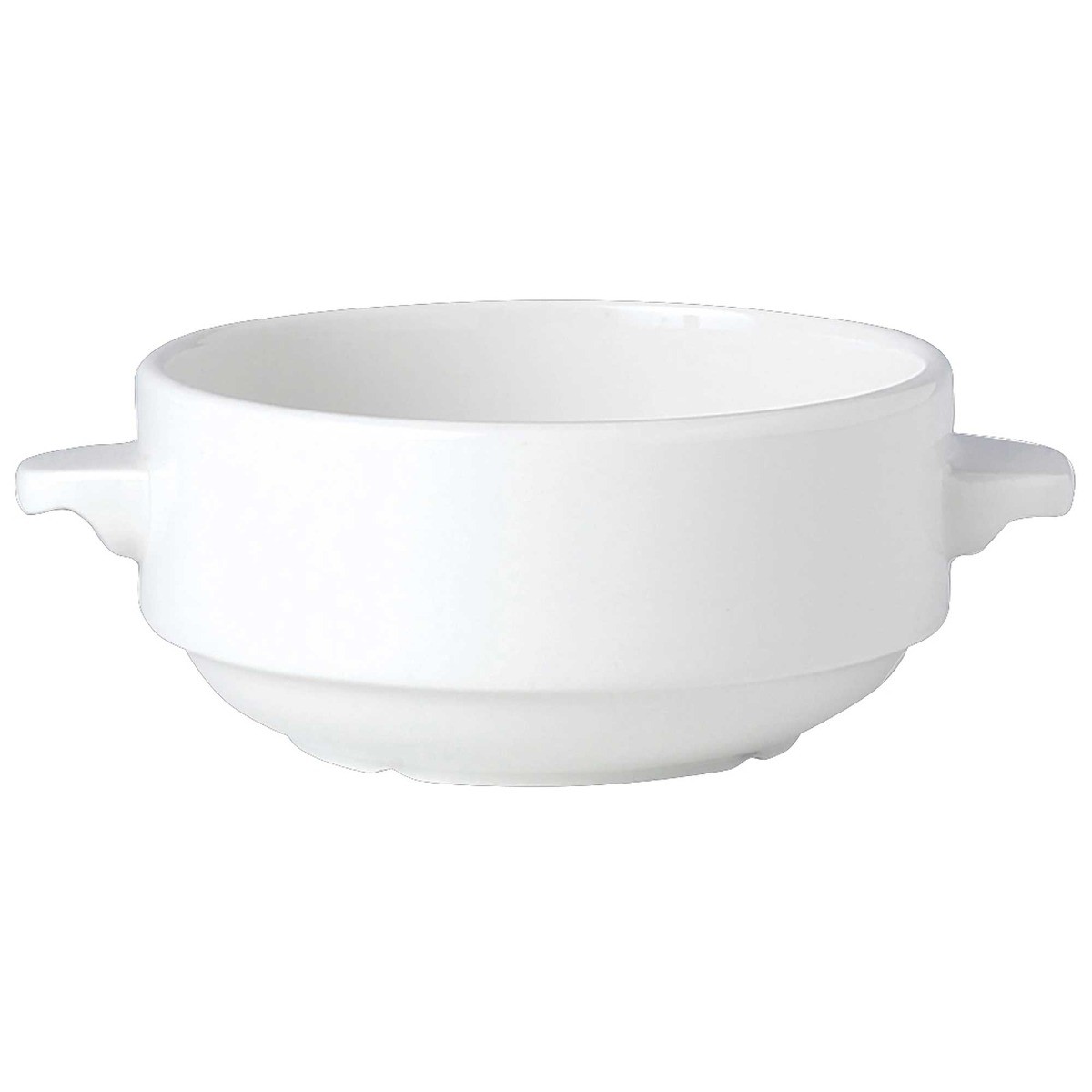 Steelite 11010115 Simplicity Stackable Soup Cup, 10oz, White (Case of 36)