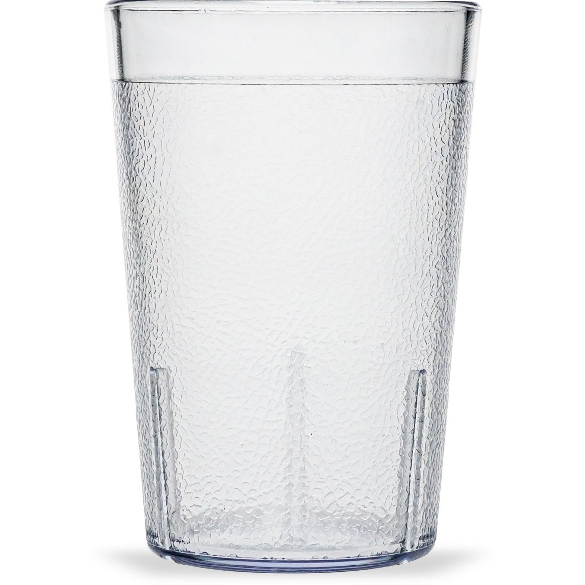 Carlisle 552607 Stackable Tumbler Texture, 8oz, Clear