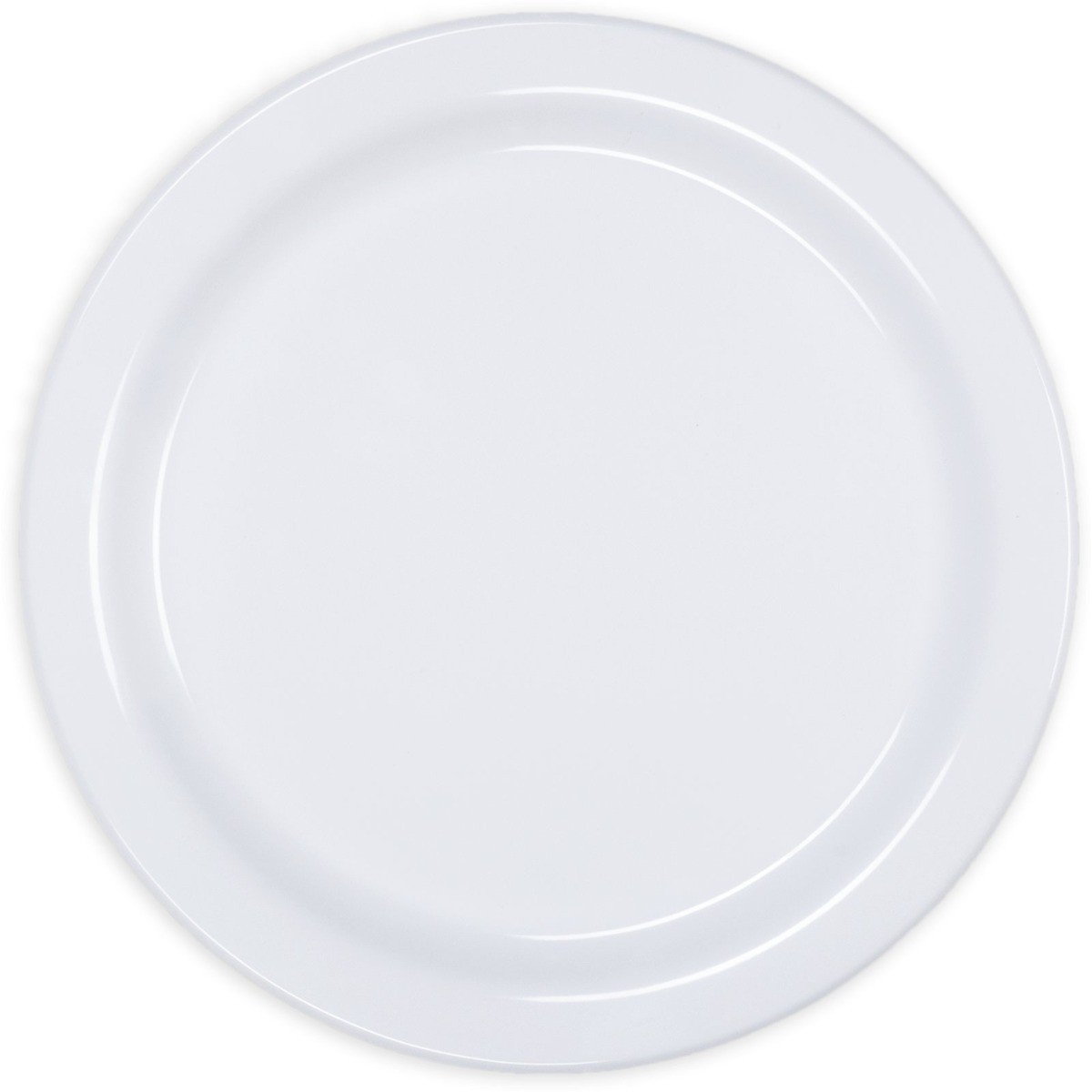 Carlisle 4350102 Dallas Ware® Melamine Dinner Plate, 9", White