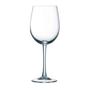 Arc Cardinal P8794 Romeo Wine Glass Sheer Rim, 12oz, Clear (Case of 12)