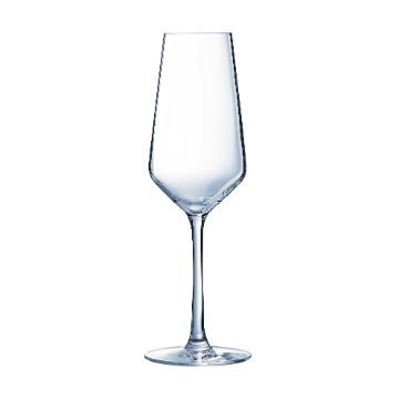 Arc Cardinal N5082 Vina Juliette Flute Glass, 7-3/4oz, Clear (Case of 24)