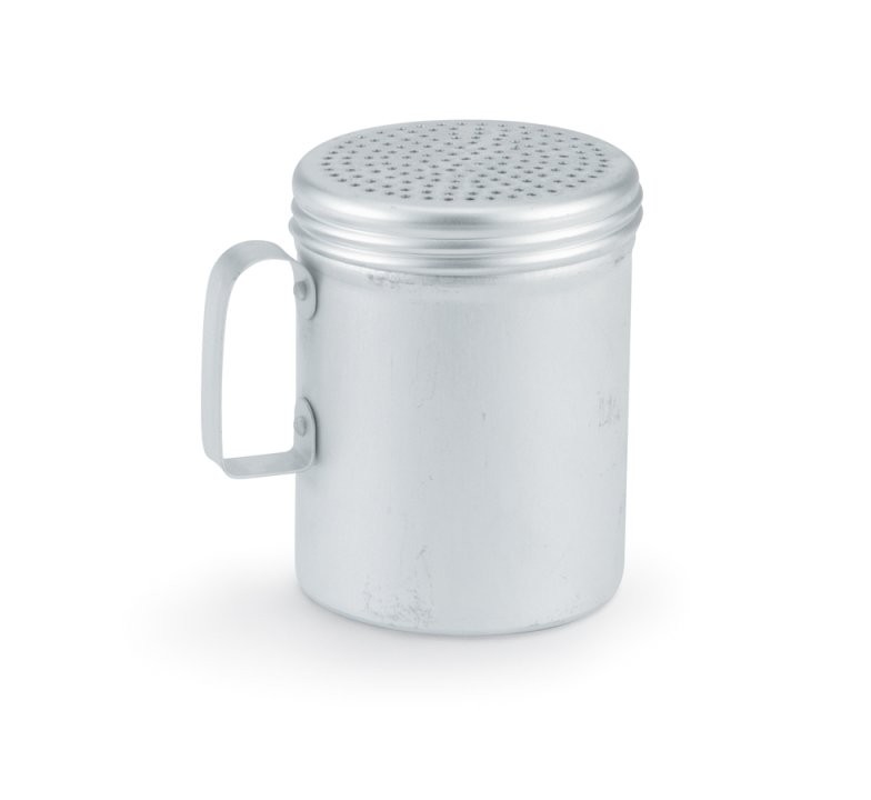 Vollrath 68184 Dredge w/ Handle, 10oz, 18 Gauge Aluminum