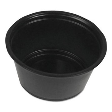 Essendant BWKPRTN2BL Souffe Cup, 2oz, Black (Case of 2500)
