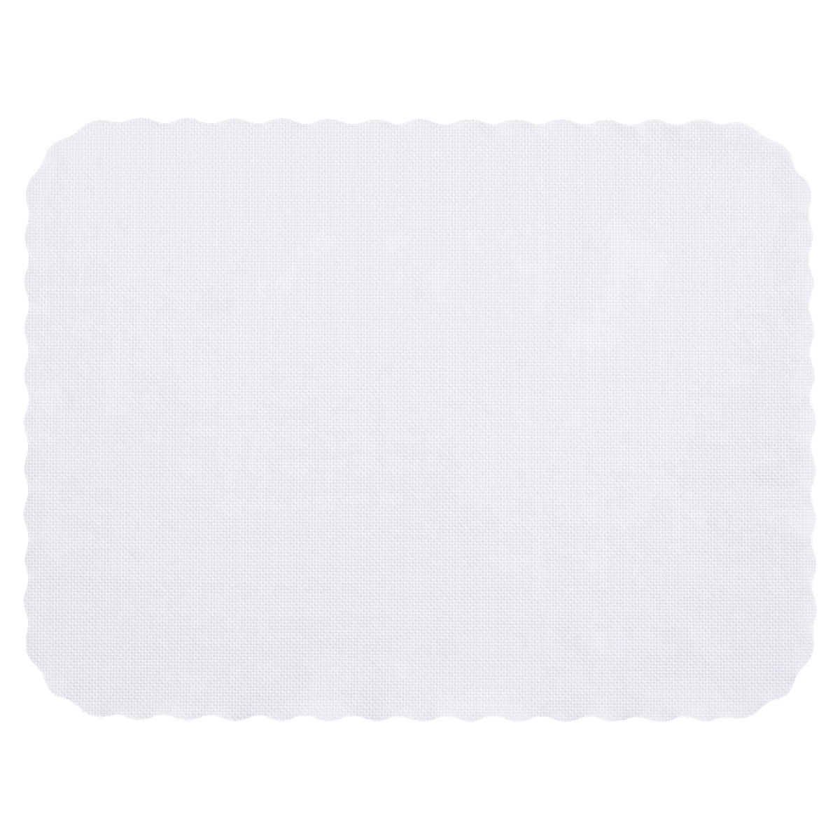 Hoffmaster TC32057 Embossed Scalloped Traymat, Paper, 13"X17", White (Case of 1000)