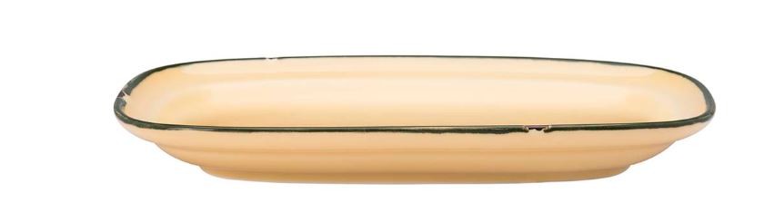 Oneida L2103006350 Tin Tin 10"X6" Rectangular Platter, Yellow
