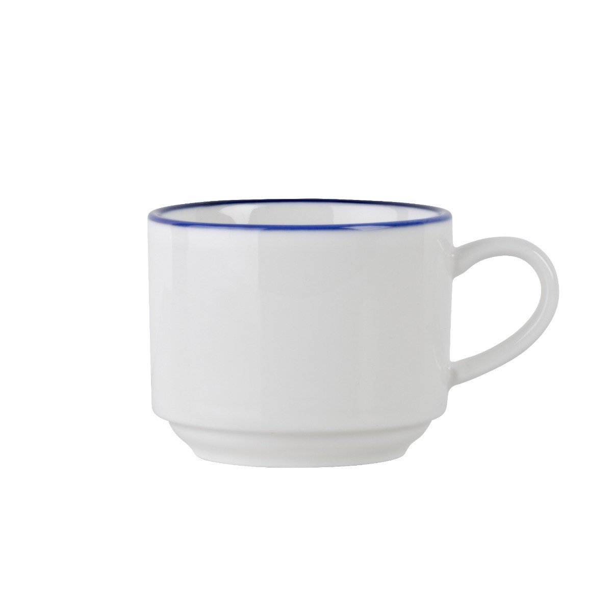 Mikasa 5305734 Bistro Cup, 3oz., Pin Stripe Blue