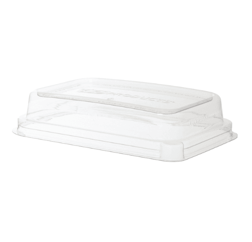 Eco-Products EP-SCRC16LID Lid for 12 & 16oz Rectangular Container (Case of 400)