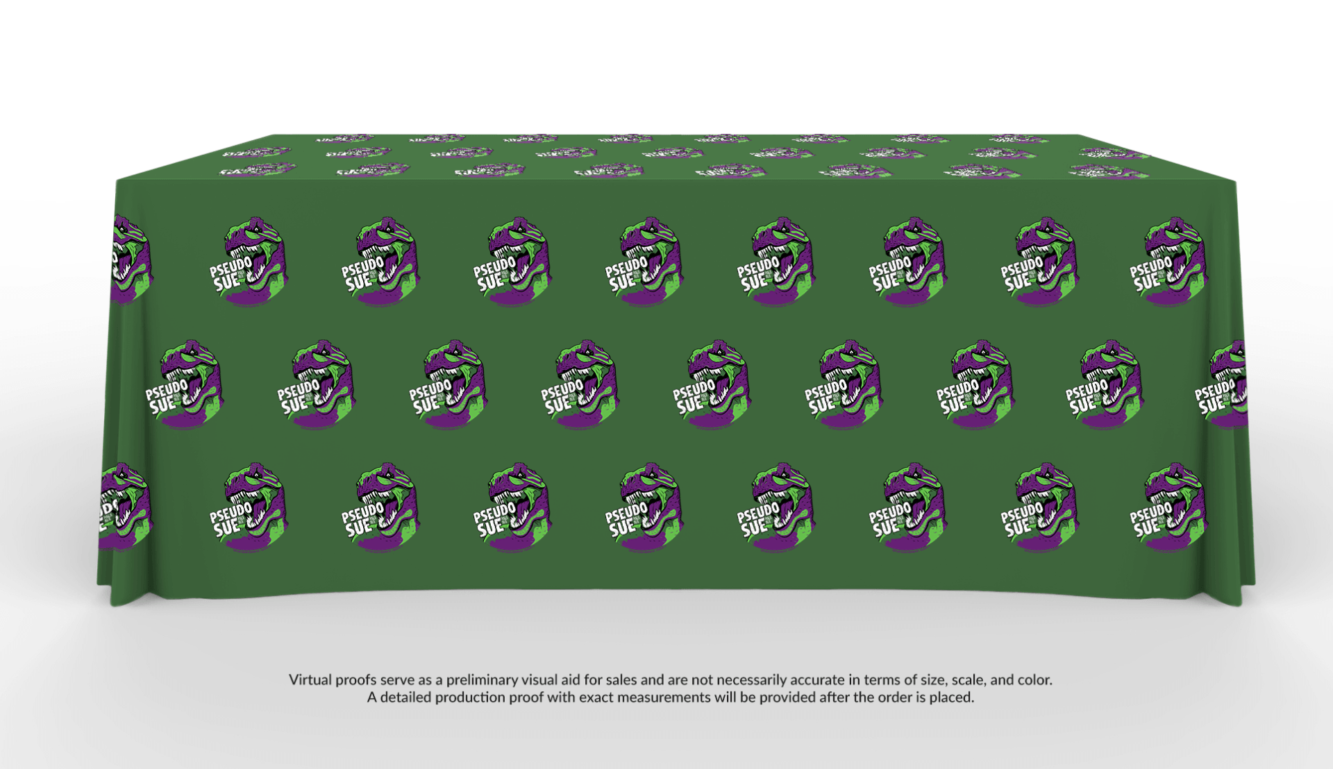 6' Table Cover - Full Coverage Dye Sublimation