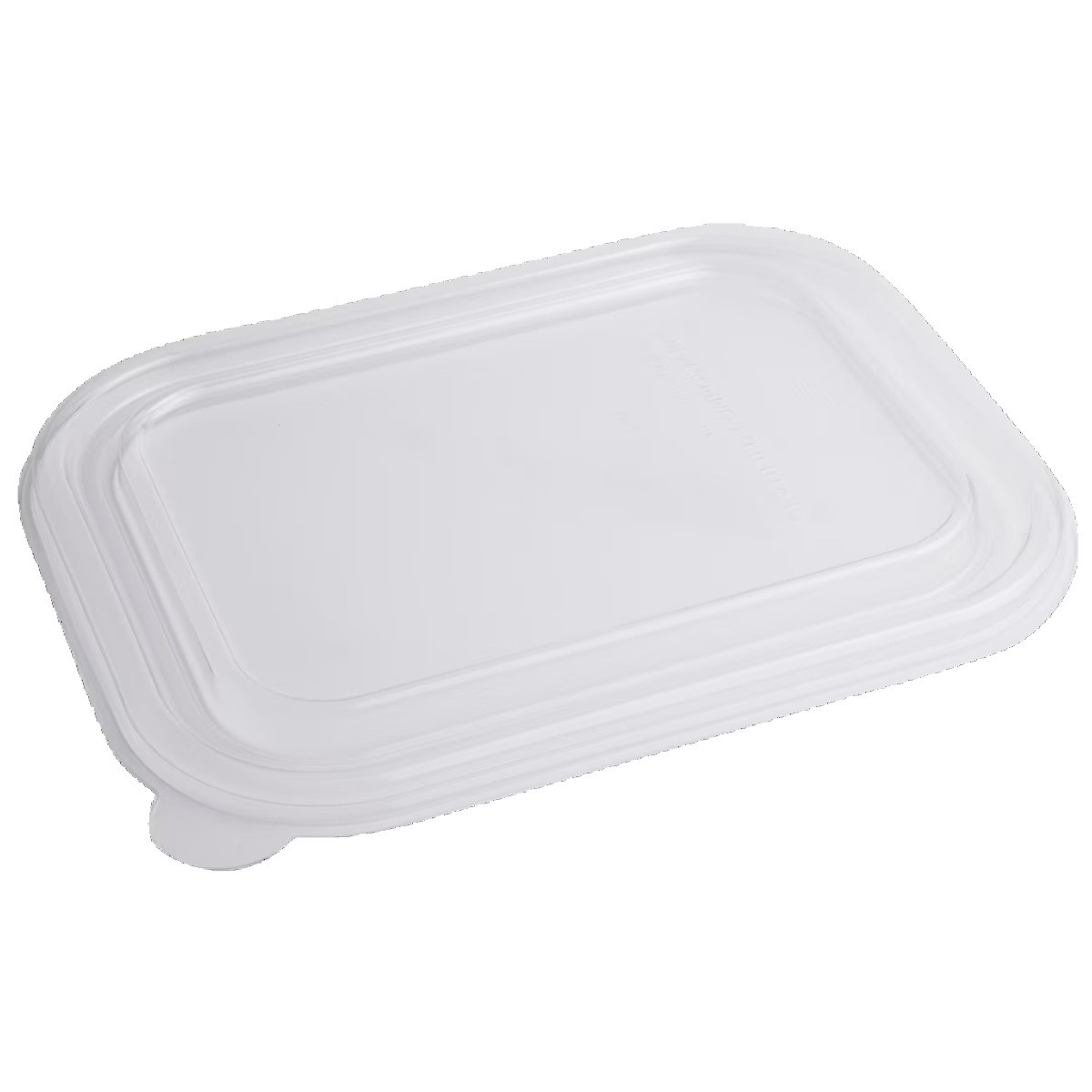 World Centric TRL-SC-10-LF Lid For 36 oz Tray, PLA, Clear