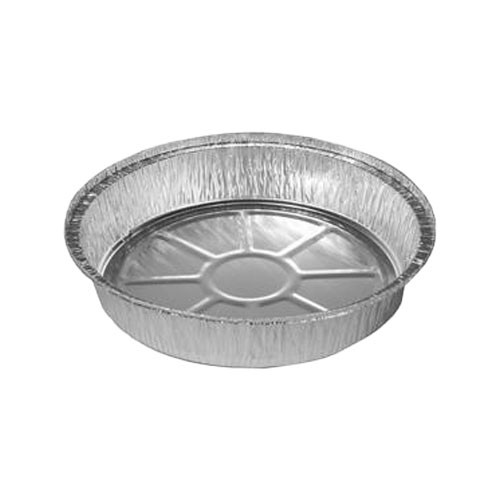 Handi-Foil 8090 Jif-Foil Round Aluminum Container, 9" (Case of 500)