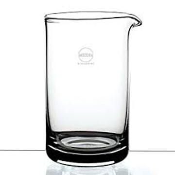 Hand Blown Cocktail Beaker, 20oz, Crystal
