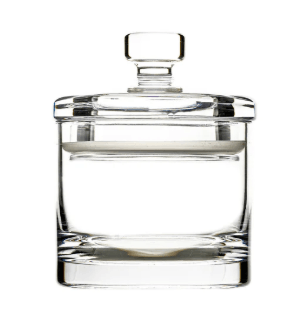 Hospitality HU120-001 Cayman Bar Canister, Plastic, 6", Clear