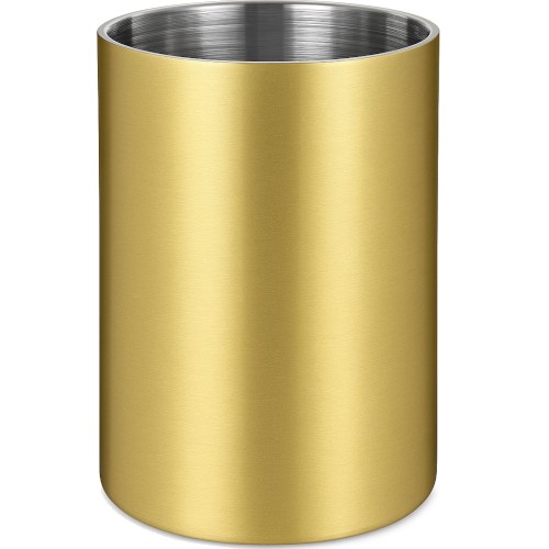 Potchen PRCHNGLD Wine Bucket, 12" x 12" x 8", Gold, Double Wall (Case of 6)