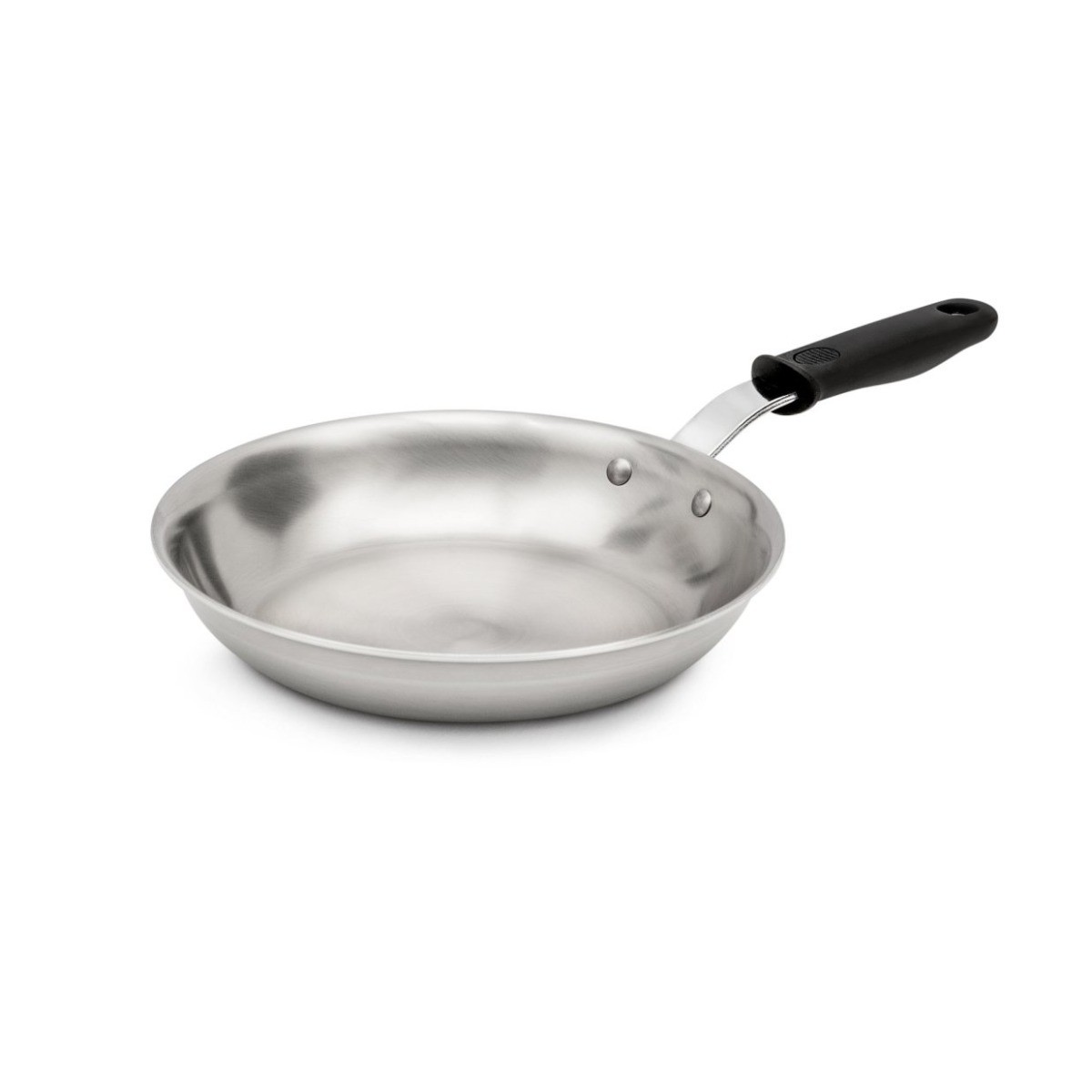 Vollrath 692107 7" Stainless Steel Tribute Fry Pan, Silicone Handle, Induction Ready