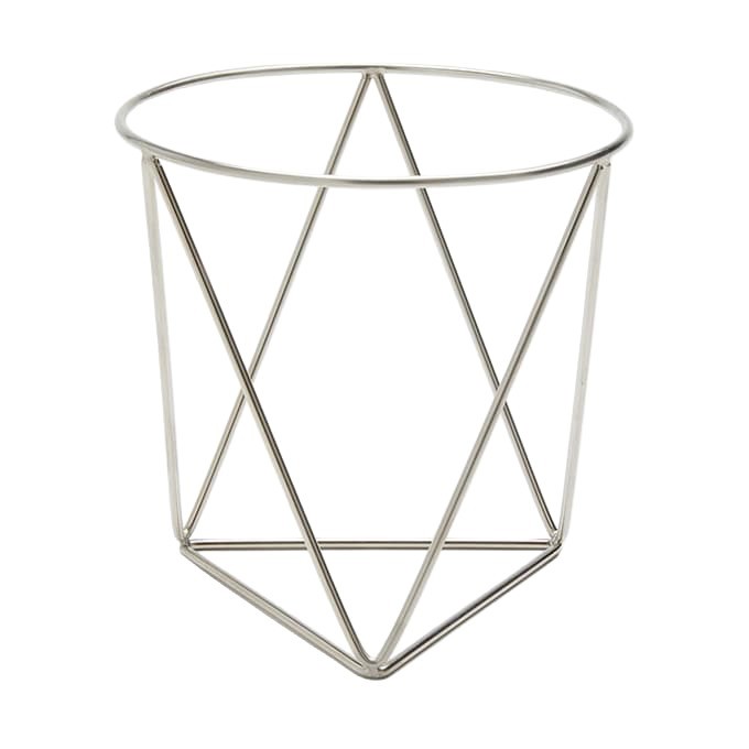 American Metalcraft RGS7 7" Geometric Pizza Stand, Stainless Steel