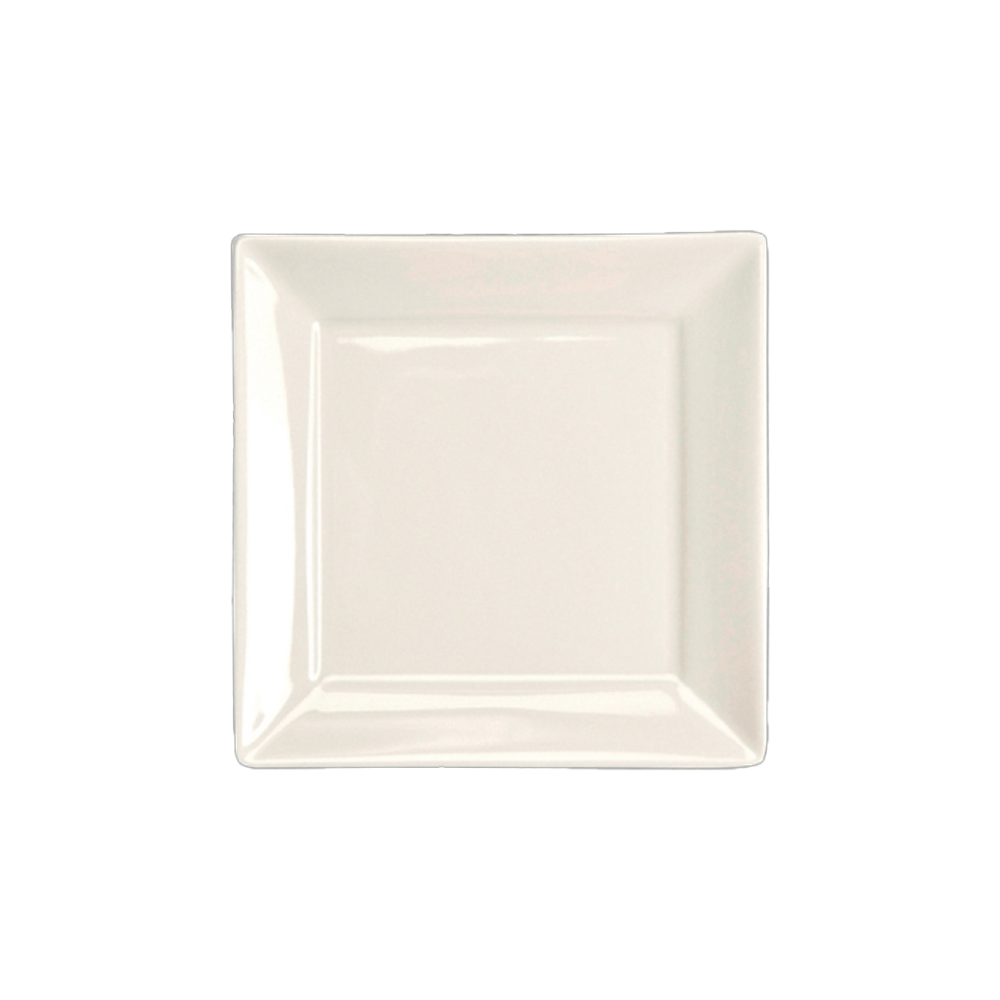 Steelite 6986000 Unique Square Plate, 8-1/2", White (Case of 12)