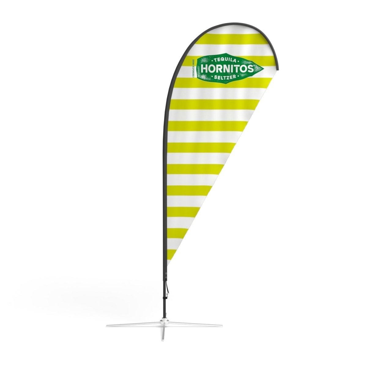 9 Ft Single-Sided Teardrop Banner