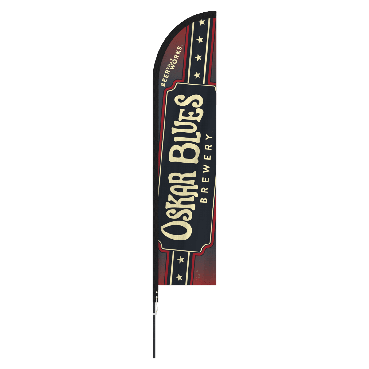 10 ft Single-Sided Feather Banner