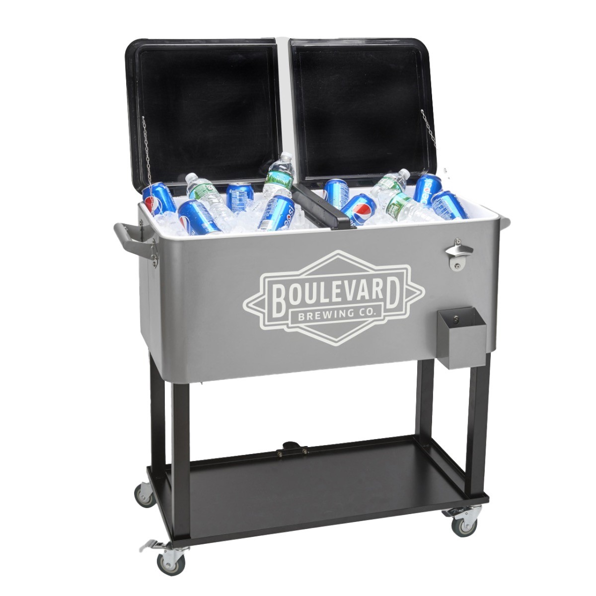 Rolling Vending Cart Cooler