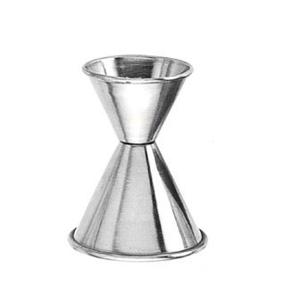 American Metalcraft J201 1/2oz x 1oz Stainless Steel Bar Jigger