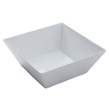 American Metalcraft MELSQ117 Endurance™ Melamine Square Bowl 228oz, 11-3/4", White