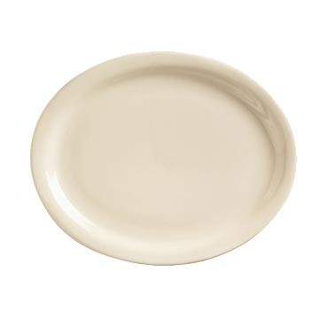 Boelter NAR-13 Narrow Rim Platter, 11-1/2", White (Case of 12)