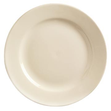 Boelter WRC-7 Rolled Edge 7-1/8" Plate, White (Case of 36)