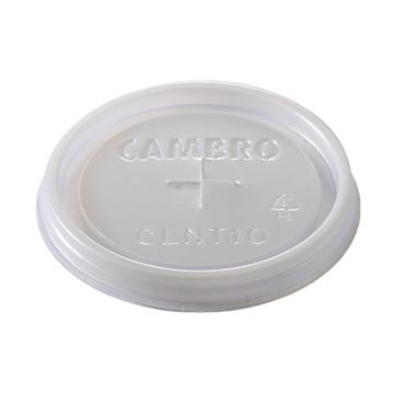 Cambro CL900P190 Disposable Lids for 900P & 900P2 Tumblers, Translucent (Case of 1000)