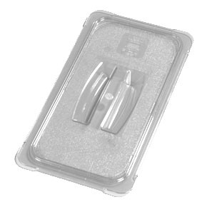 Carlisle 10270U07 StorPlus Food Pan Lid w/ Handle, 1/3 Size, Clear