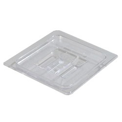 Carlisle 10310U07 StorPlus Food Pan Lid w/ Handle, 1/6 Size, Clear