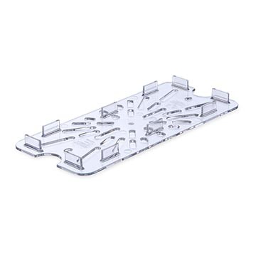 Carlisle 3067007 StorPlus Food Pan Drain Shelf, 1/3 Size, Clear