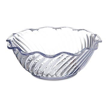 Carlisle 453307 Tulip Bowl, 13oz, 5-1/2", SAN, Clear