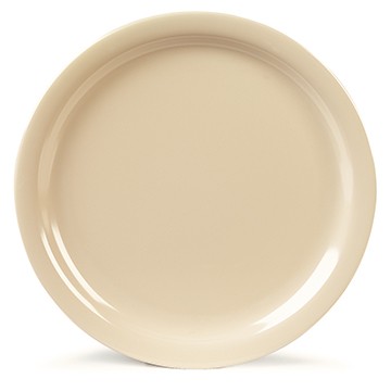 Carlisle KL20025 Kingline™ Dinner Plate, 9", Narrow Rim, Melamine, Tan