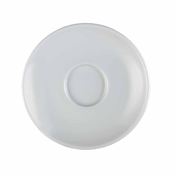 Churchill ZCA POSM1 Menu Medium Saucer, 6-1/8" , White (Case of 6)