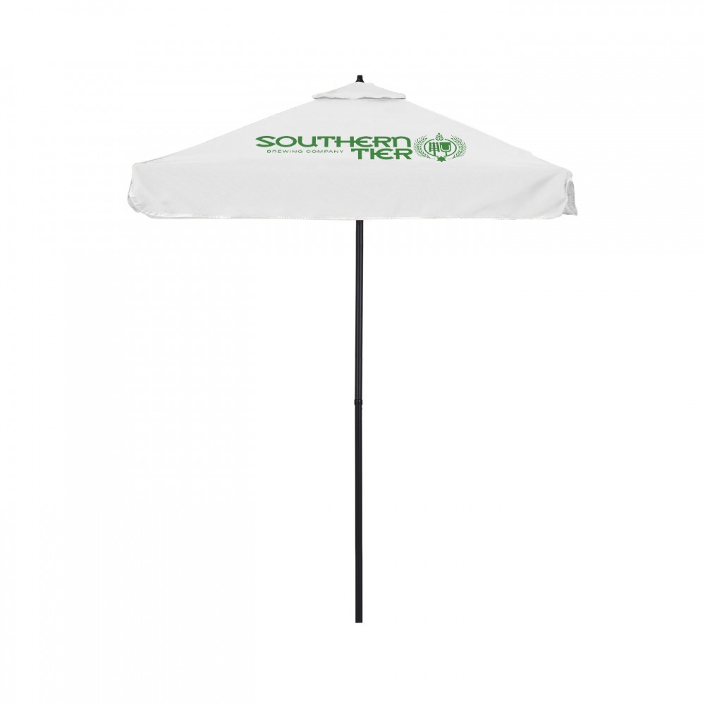 6 ft Square Market Standard Umbrella with Valance