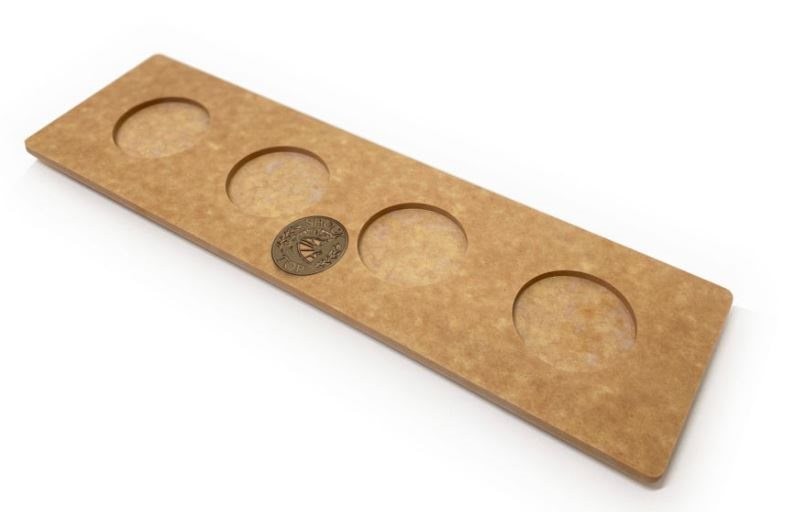 4 Pocket Dishwasher Safe Flight Tray