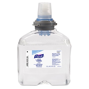 GOJO 5392-02 Purell Instant Hand Sanitizer Foam Refill, 1200 mL (Case of 2)