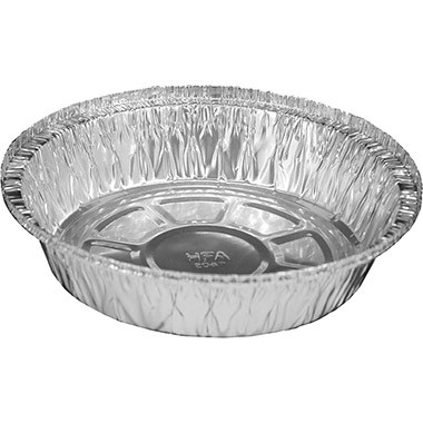 Handi-Foil 2047-00-200W Round FoIl Pan w/ Lid, 7-1/8" (Case of 200)