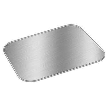 Handi-Foil 2059L-1000 Foil Laminated Board Lid, 5-1/2"X4-1/2" (Case of 1000)