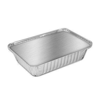 Handi-Foil 2062-30-250W Oblong Foil Pan w/ Foil Laminated Lid (Case of 250)