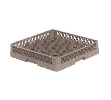 Vollrath TR8-32 Full Size 16-Compartment Glass Rack, Beige