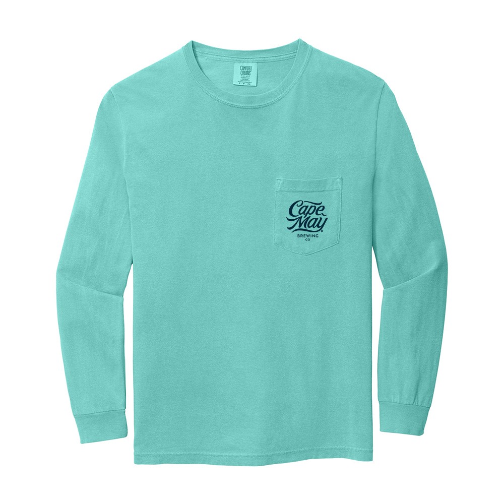 Garment-Dyed Heavyweight Long Sleeve Pocket T-Shirt