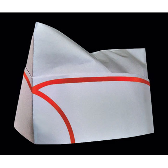 Paper Cap1 Overseas Paper Cap w/ Red Stripe (Box of 100) | goBoelter