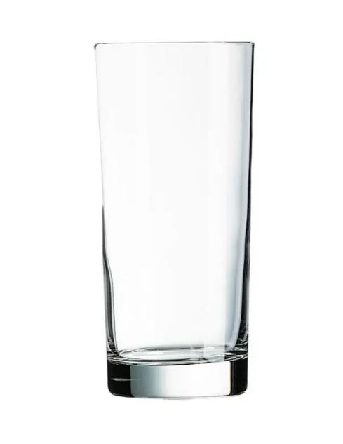 Arc Cardinal P8499 Precision Cooler Glass, Sheer Rim, 15oz, Clear (Case of 12)