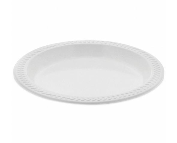 Pactiv YMI6 Meadoware Impact Plate, Plastic, 6", White (Case of 1000)