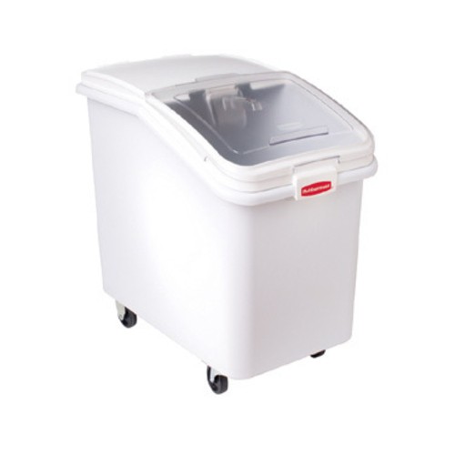 Rubbermaid FG360388WHT Mobile Ingredient Bin, 4.1 cu ft, White
