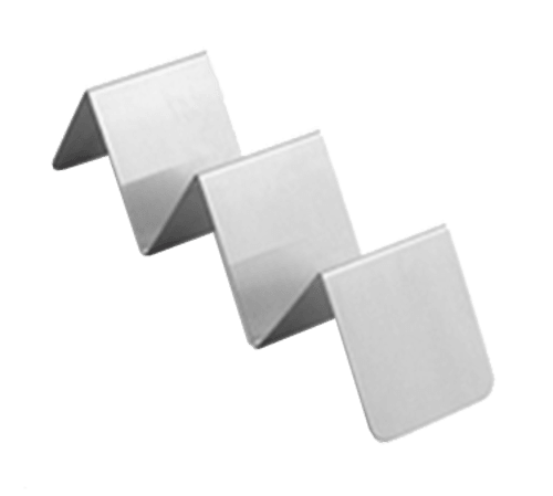 American Metalcraft HTSH3 Taco Holder, 2-Compartments, 2"X8"X2"