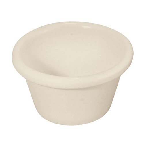Winco RP-1B Smooth Plastic Ramekin, 1.5oz, Bone