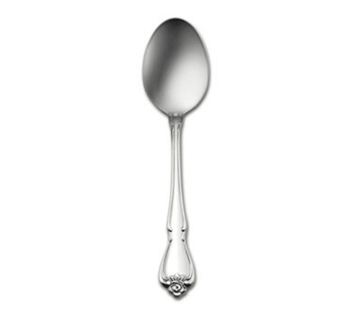 Oneida 2552SPLF Arbor Rose 6-7/8" Soup/Dessert Spoon, 18/10 Stainless (Case of 36)