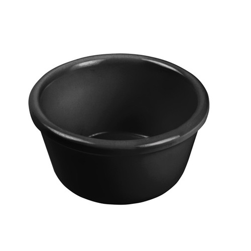Winco RP-1K 1.5oz Smooth Plastic Ramekin, Black